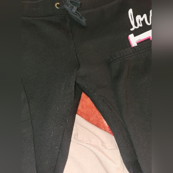 Vs pink vintage sweatpants, size large. - Picture 3 of 8
